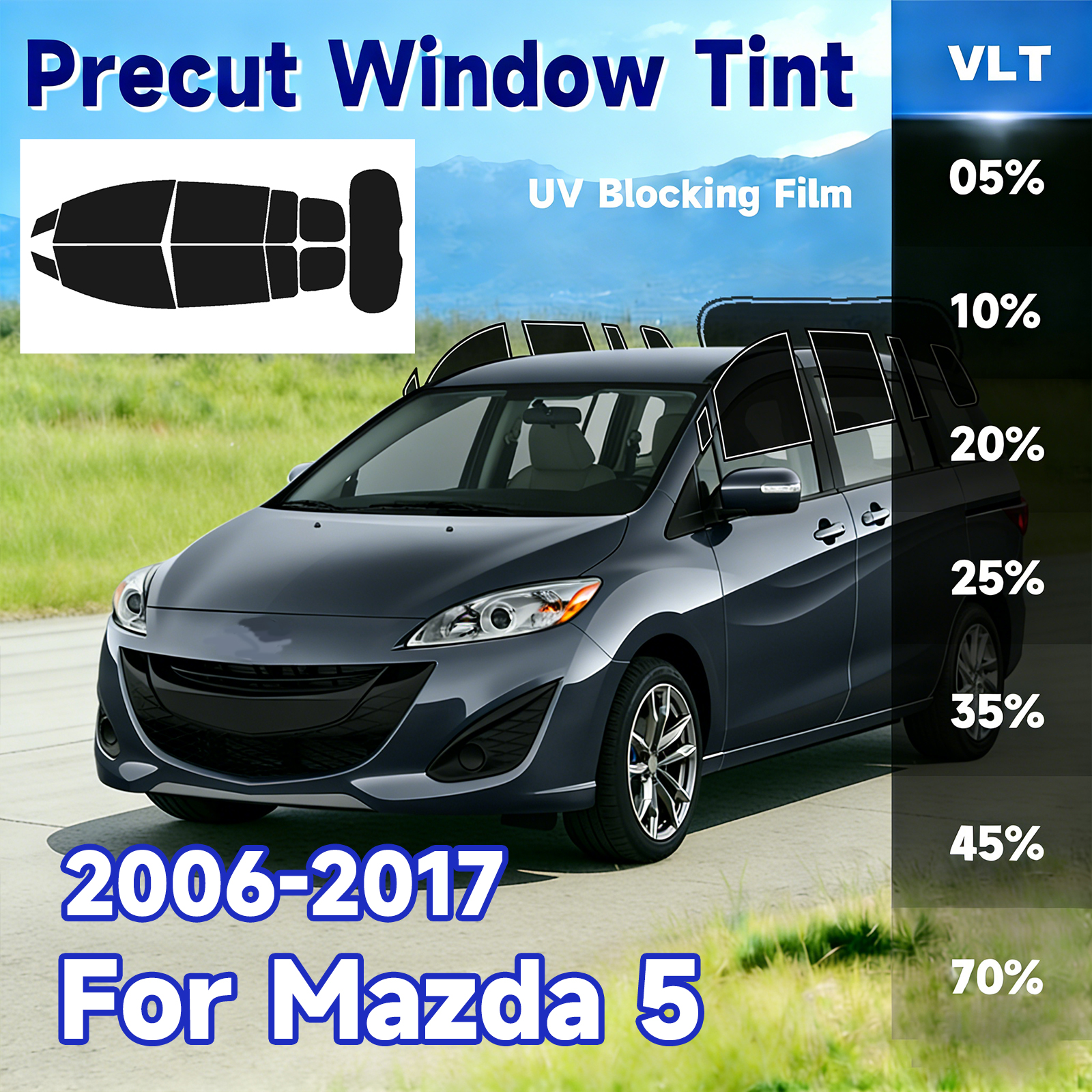 Precut Window Tint Car for Maz – Privacy Screen Protector recenzja i cena