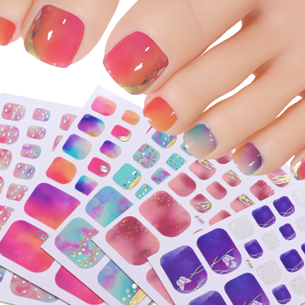 22Tips/Sheet DIY Glitter Toe N – Full Cover Adhesive recenzja i cena