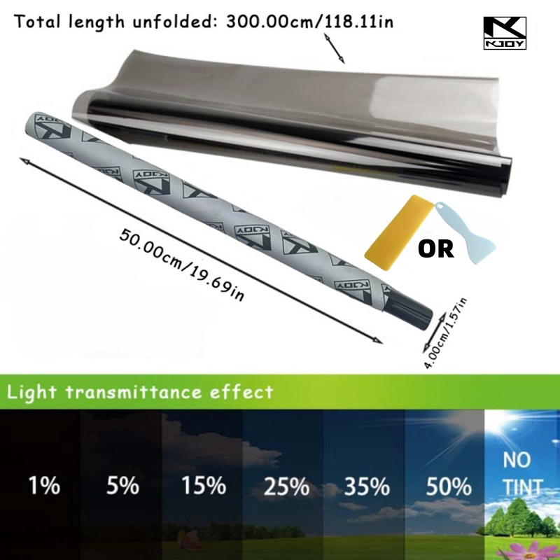 3Mx50CM VLT Black Car Window F – Glass Protector Auto recenzja i cena