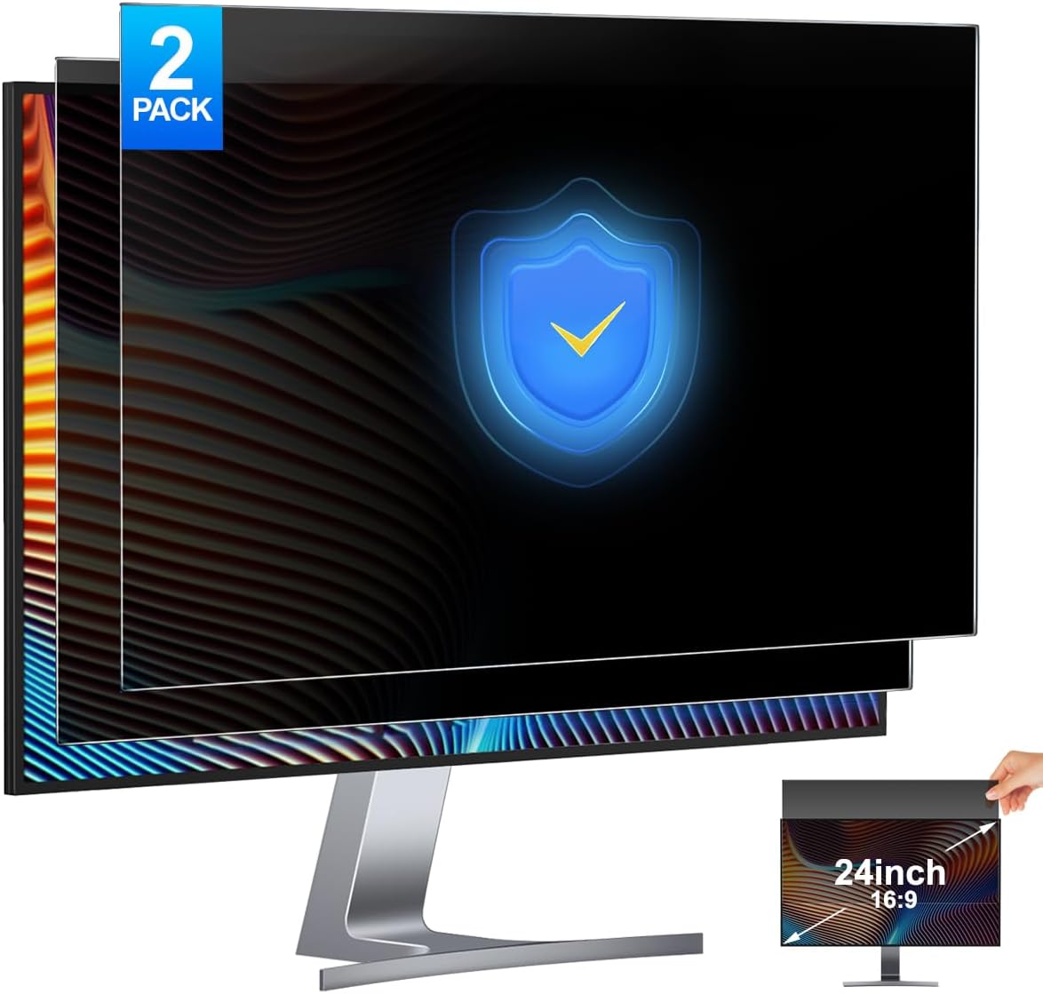 2 Pack 24 Inch Computer Privac – Privacy Filter 2Pack recenzja i cena