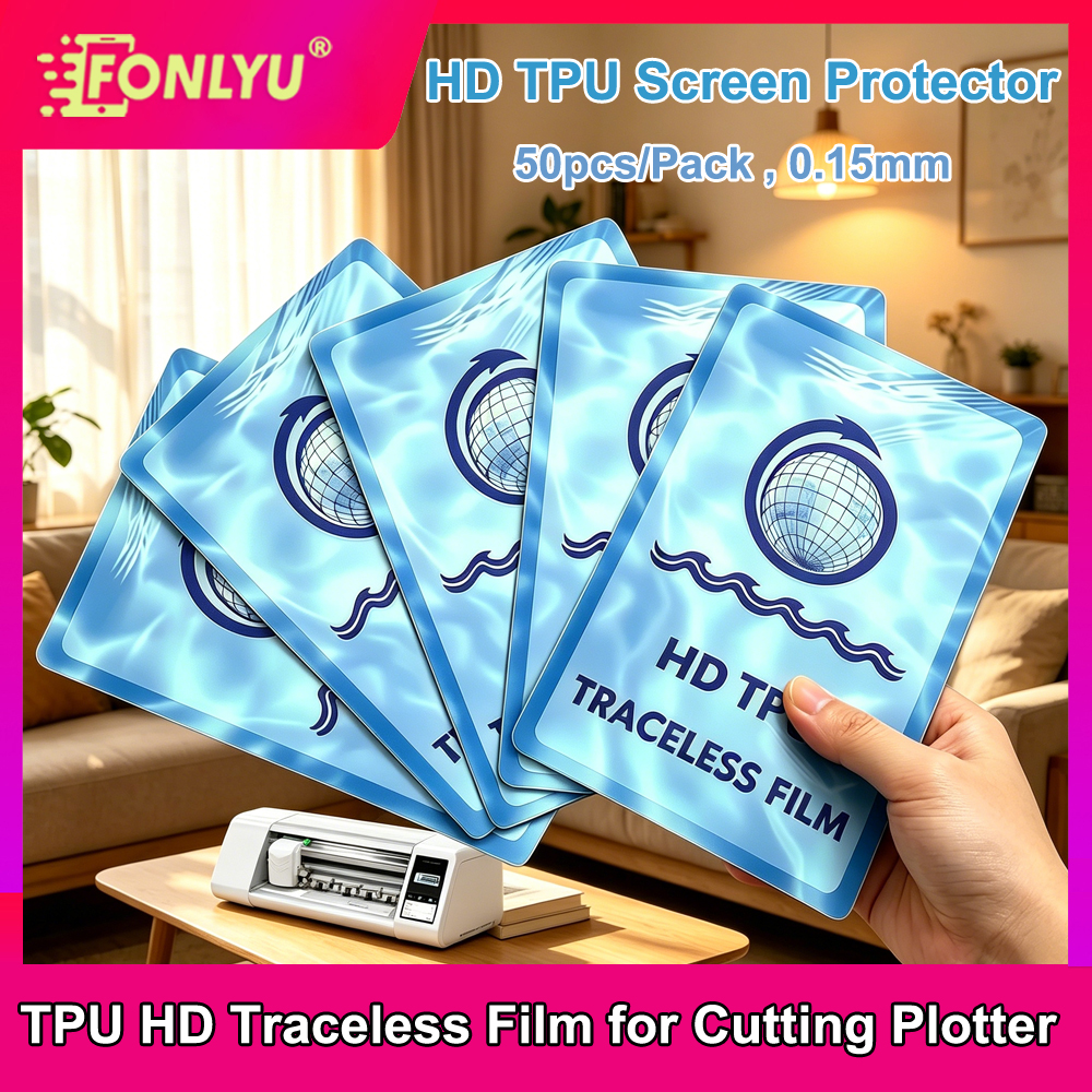 FONLYU 50pc HD Traceless TPU H – Screen Protector Cutter recenzja i cena