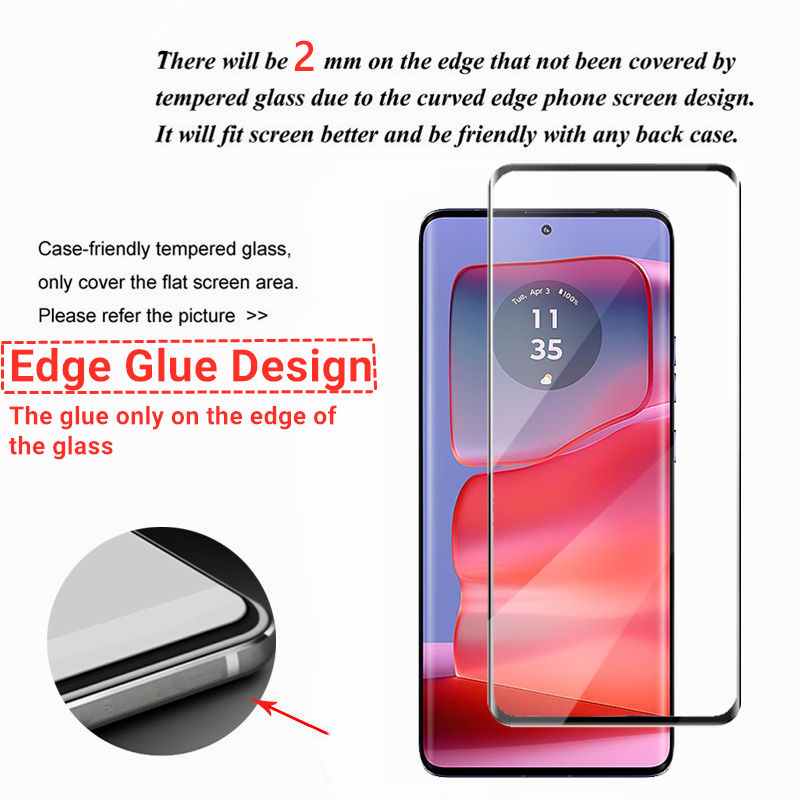 2/4PCS 3D Curved Edge Glass Fo – Curved Edge Screen recenzja i cena