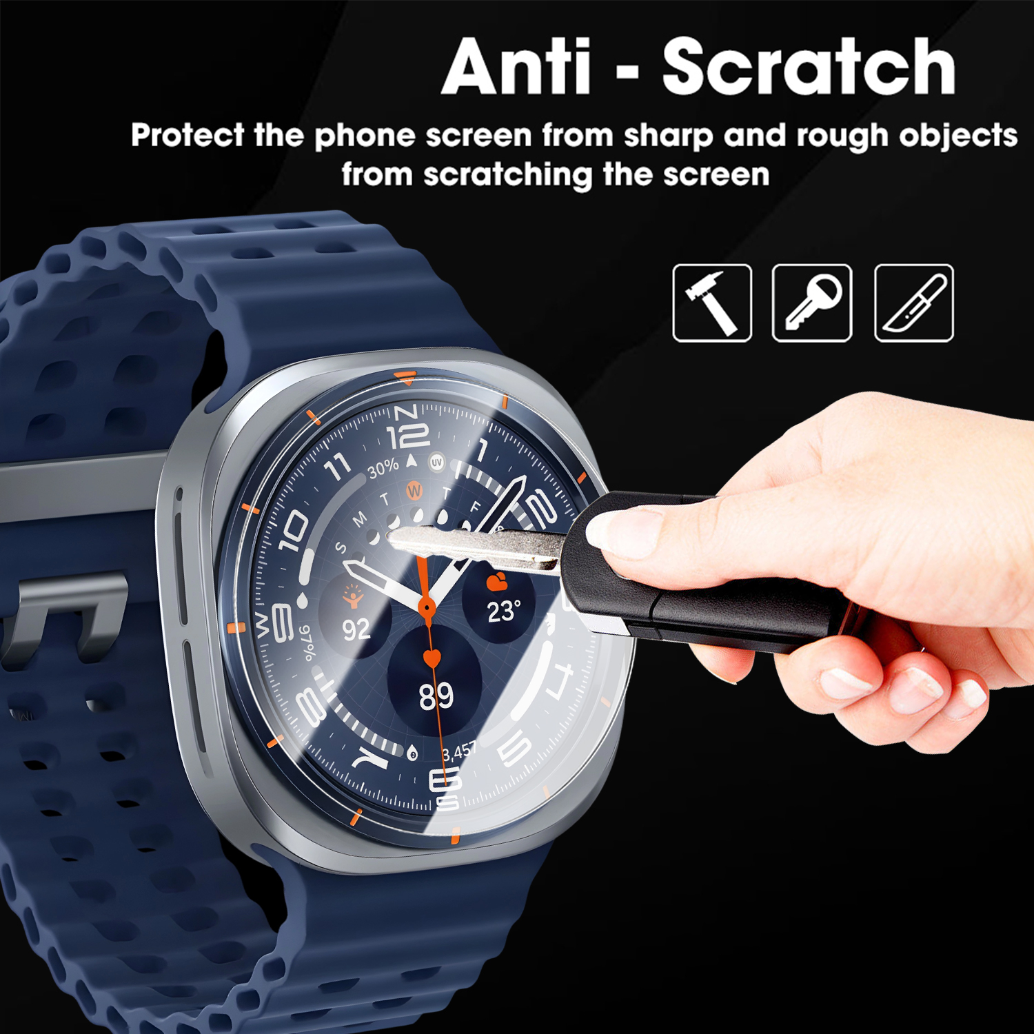 For Samsung Galaxy Watch Ultra – Glass Protector Auto recenzja i cena