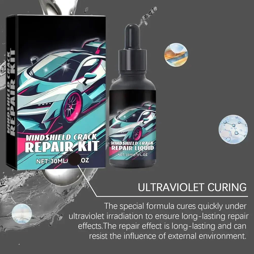Cracked Glass Scratch Repair K – Liquid Uv Glue Kit recenzja i cena