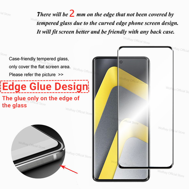 3/2/1 PCS 3D Curved Edge Glass – Curved Edge Screen recenzja i cena