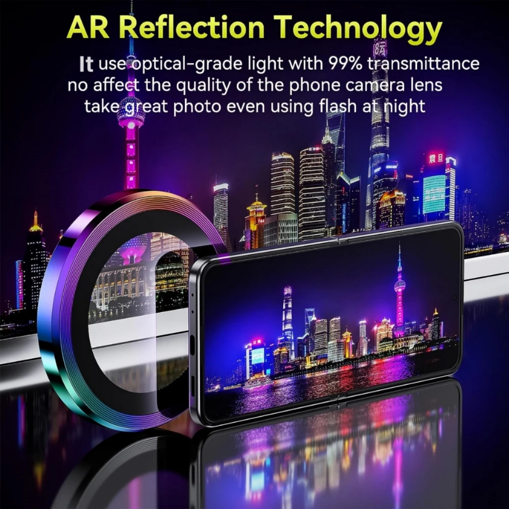 Metal Camera Lens Protector Fo – Tempered Glass Screen 9H recenzja i cena
